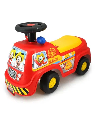 Kiddieland My First Mickey Fire Truck Rideon, Ages 12mo+ In Multi