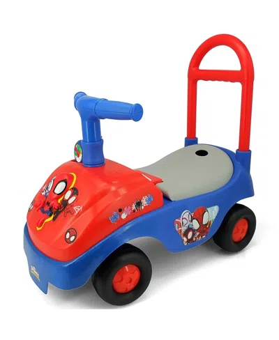 Kiddieland Spidey Foldable Handle Rideon, Ages 12mo+ In Multi