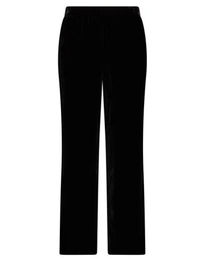 Kiltie Woman Pants Black Size 8 Viscose, Silk