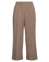 Kiltie Woman Pants Camel Size 6 Viscose, Polyamide In Beige