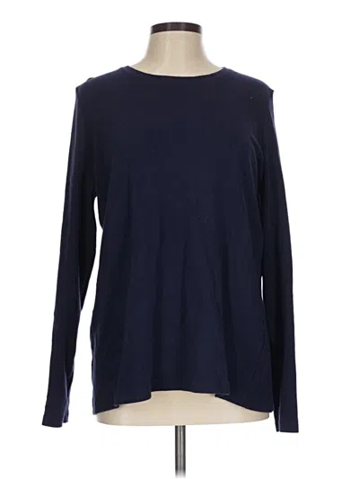 Pre-owned Kim Rogers Long Sleeve T-shirt In Blue