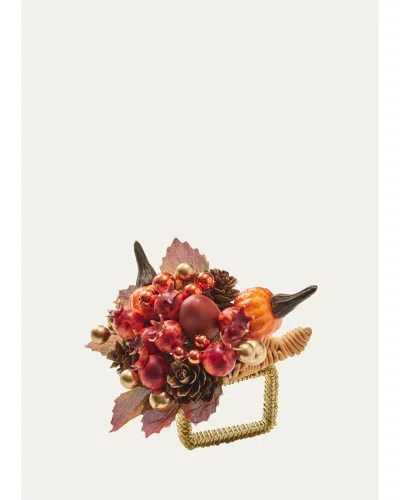 Kim Seybert Cornucopia Napkin Ring In Multi