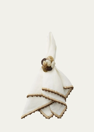 Kim Seybert Knotted Edge Napkin In Multi