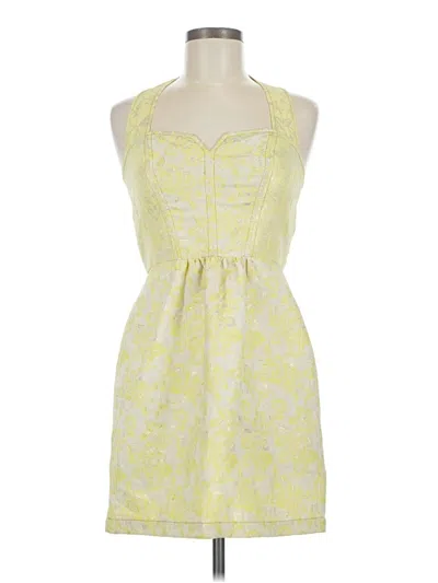 Pre-owned Kimchi Blue Casual Dress In Yellow
