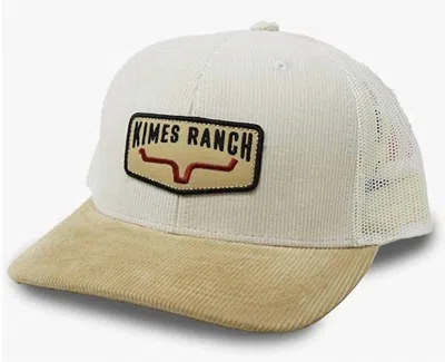 Kimes Ranch Fourteen 6-panel Corduroy Mid Profile Cap In Natural In Neutral