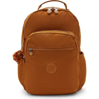 Kipling Seoul Large 15" Laptop Backpack In Stylish Mokka