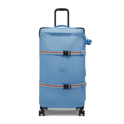 Kipling Spontaneous Large Rolling Luggage In Vintage Blue