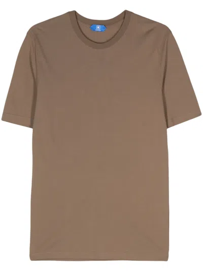 Kired Kiss Cotton T-shirt In Brown