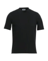 Kired Man T-shirt Black Size 36 Cotton, Elastane