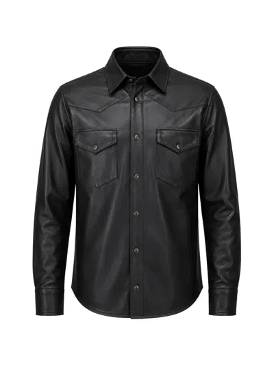 Kired Western-yoke Jacket In Black