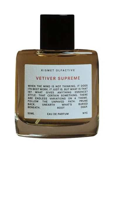 Kismet Olfactive Vetiver Supreme Eau De Parfum In N,a