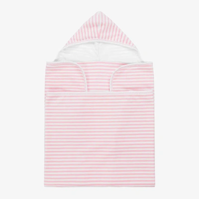 Kissy Kissy Babies' Girls Pink Cabana Terry Stripes Towel (80cm)