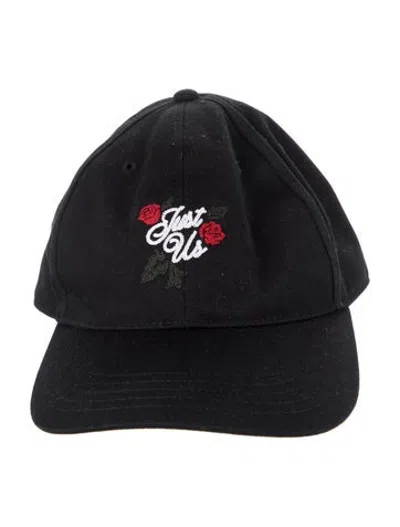 Pre-owned Kith Adjustable Embroidered Baseball Cap In Black