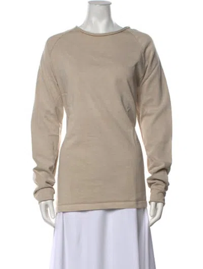 Pre-owned Kith Crew Neck Long Sleeve Sweatshirt In Neutrals