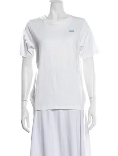 Pre-owned Kith Crew Neck Short Sleeve T-shirt W/ Tags In White