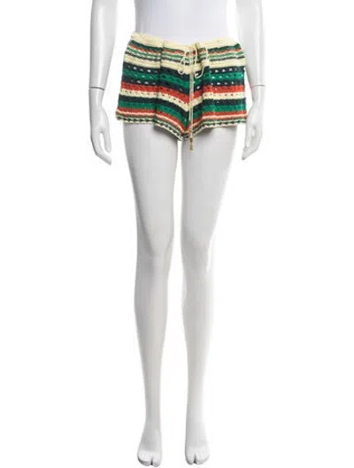 Pre-owned Kith Crochet Mini Shorts W/ Tags In Multicolor