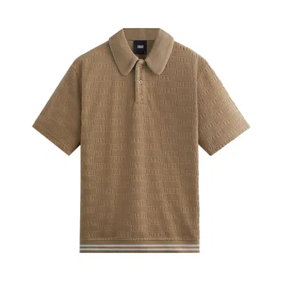 Pre-owned Kith Graham Polo 'canvas' In Tan
