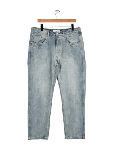 Pre-owned Kith Straight-leg Jeans W/ Tags In Blue
