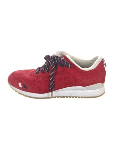 Pre-owned Kith Suede Sneakers In Red