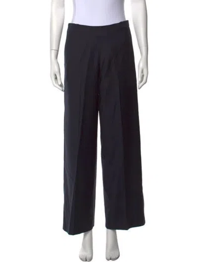 Pre-owned Kith Wide Leg Pants In Black