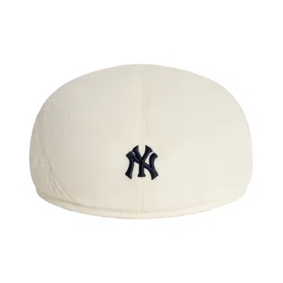 Pre-owned Kith X '47 For The New York Yankees Double-face Wool Drivers Cap 'sandrift' | White | Men's Size Xl