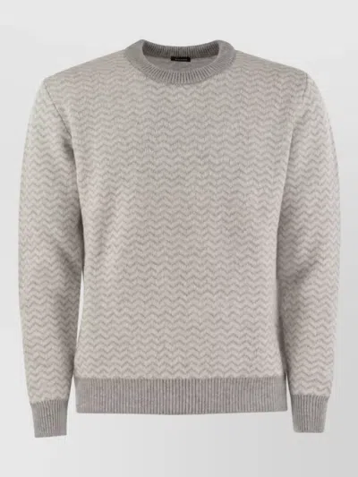 Kiton Cashmere Turtleneck Jumper In Gray