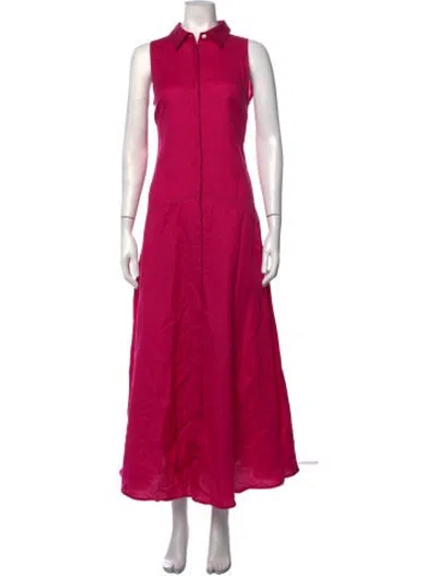 Pre-owned Kiton Long Dress In Pink