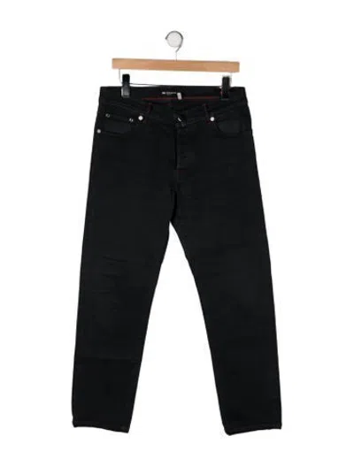 Pre-owned Kiton Skinny Jeans In Black