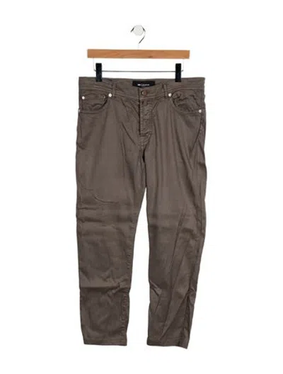 Pre-owned Kiton Straight-leg Jeans In Grey