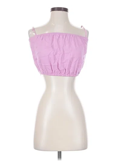 Pre-owned Kittenish Tank Top Pink Strapless Neckline Tops