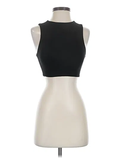 Pre-owned Klassy Network Tank Top Black Halter Neckline Tops