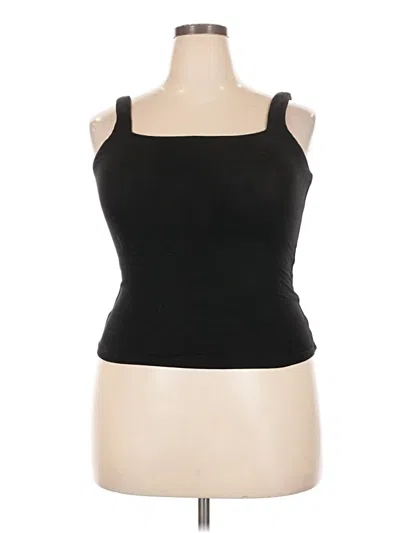 Pre-owned Klassy Network Tank Top Black Strapless Neckline Tops