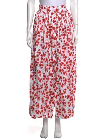 Pre-owned Kleid Floral Print Long Skirt W/ Tags In Multicolor