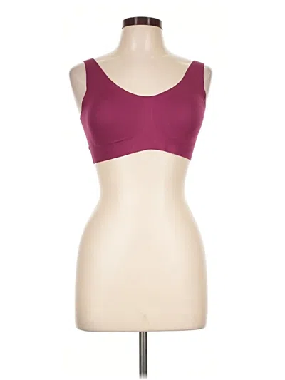 Pre-owned Knix Sports Bra In Burgundy