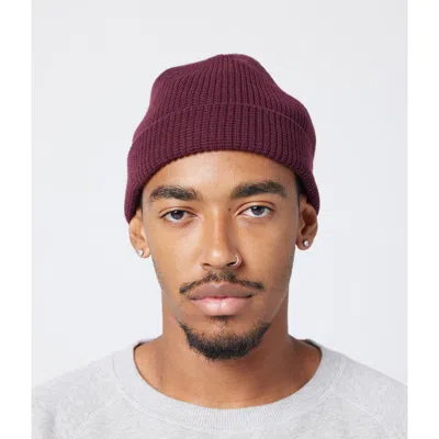 Known Supply Fitted Cuff Beanie In Purple