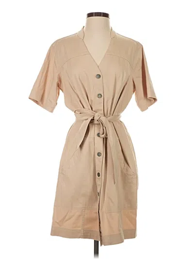 Pre-owned Knox Rose Casual Dress In Tan