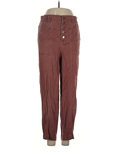 Pre-owned Knox Rose Casual Pants In Burgundy