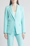 Kobi Halperin Jordi Twill Jacket In Aqua