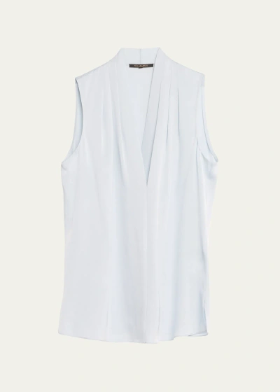 Kobi Halperin Mila Silk-stretch Sleeveless Top In Chambre