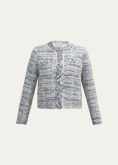 Kobi Halperin Women's Ricki Cotton-blend Tweed Jacket In Blue Multi