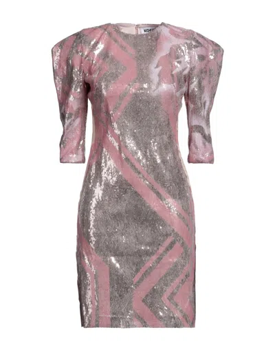 Koché Woman Mini Dress Pink Size S Polyester, Elastane