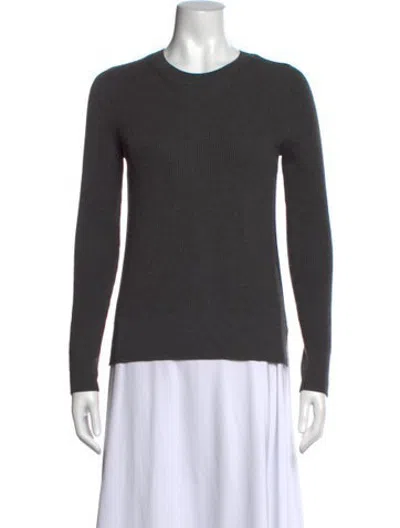Pre-owned Kokun Bamboo Crew Neck Sweater In Grey