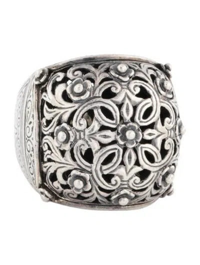 Pre-owned Konstantino Dome Ring In Multicolor