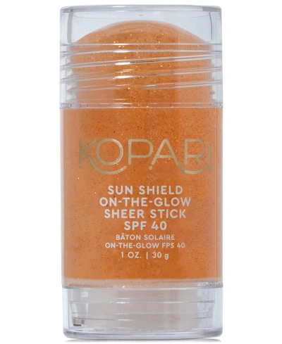 Kopari Beauty Sun Shield On-the-glow Sheer Stick Sunscreen Spf 40, 1 Oz. In No Color