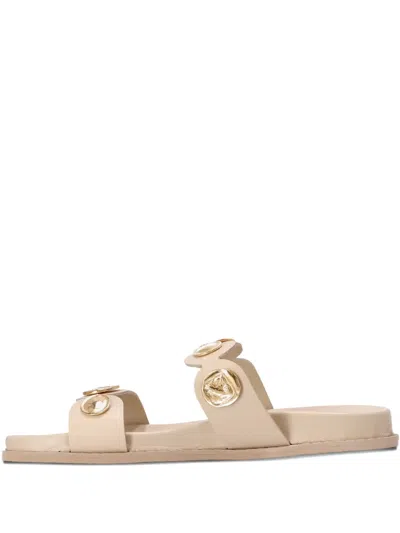 Kotris Sandals Embellished Double-strap Sandals In Neutral