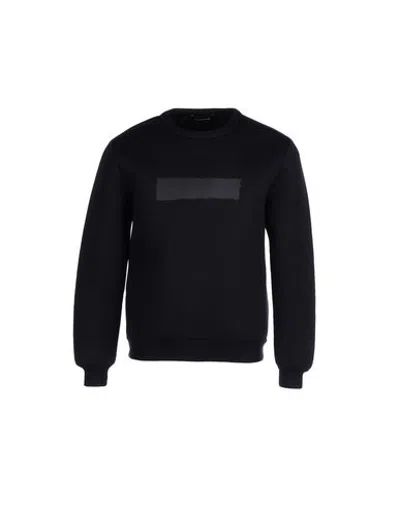 Kris Van Assche Man Sweatshirt Black Size Xl Viscose, Polyester