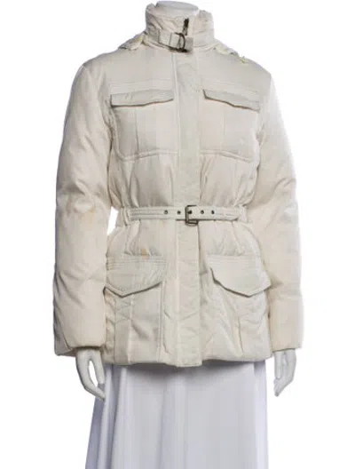 Pre-owned Krizia Down Coat In Neutrals