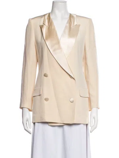 Pre-owned Krizia Vintage Late 1980's - Early 1990's Blazer In Neutrals