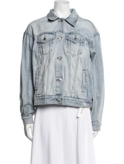 Pre-owned Ksubi Denim Jacket In Blue