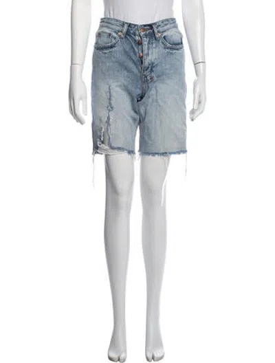 Pre-owned Ksubi Knee-length Shorts In Blue